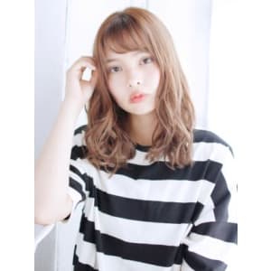 セミウエットの細かめミックスカール