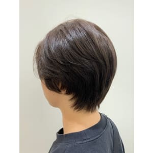 髪のクセも活かす◎毛流れが自然なこなれショート