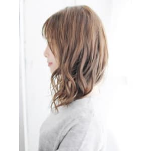 セミウエットのゆるミックスカール