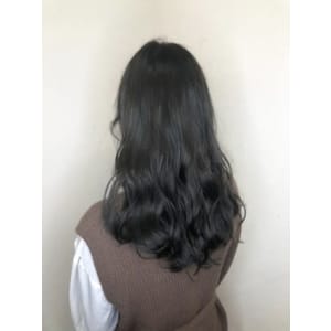 【reir下北沢】*無造作カール+ダークネイビーアッシュ*