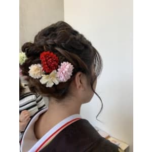 着物に合わせたアップ - EMU international 春日部本店【エムインターナショナル】掲載中