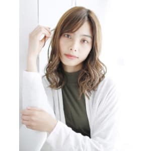 セミウエットのゆるミックスカール