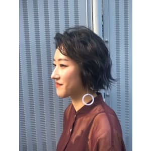 【reir下北沢】*ワンサイドショートボブ+ダークアッシュ*