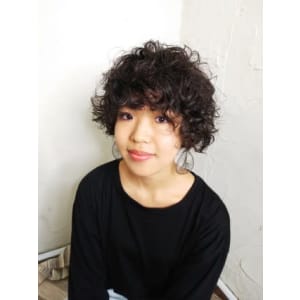 【reir下北沢】*スパイラルパーマ+マニッシュボブ+