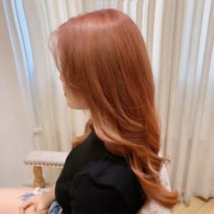 韓ヘア☆オレンジカラー