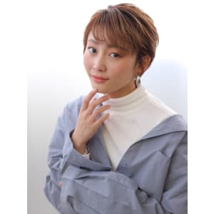 ナチュラル大人キレイなマニッシュショート＊marche田嶋