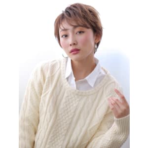 大人可愛いふんわりイルミナベージュカラー＊marche田嶋