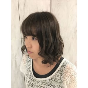 ハイライトも♪深みクールブラウン