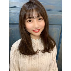 【重山】ナチュラル小顔ストレート