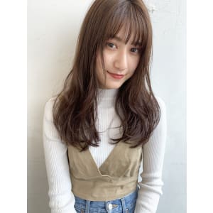 フェミニンな大きめほつれパーマM335