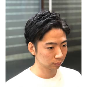 ツーブロナチュラルパーマ