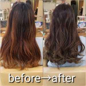 ロング×ラベンダーアッシュ