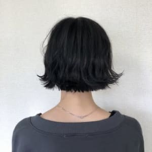 外ハネ◯ブルーブラック