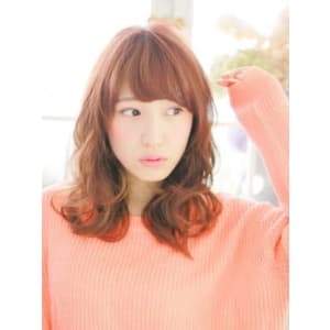 ゆるふわフェミニンヘアースタイル