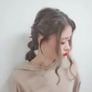 あみおろしアレンジハイトーンあみこみ池袋東口