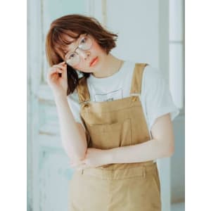 ゆるふわ切りっぱなしボブ