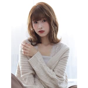 外ハネミディ◎重軽カール◎