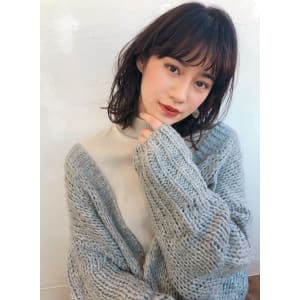 外ハネミックス無造作パーマ【K_55】