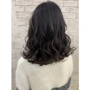 ハイライトカラーパープルセミディスパイラル6058
