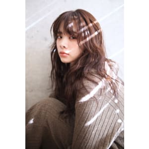 シースルーバング×ウェーブロング HAIR / ハマジマ