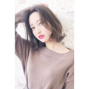 ☆人気外ハネカールミディアムヘアー☆
