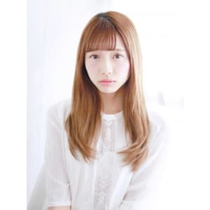 抜け感リラックスストレート