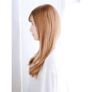 抜け感リラックスストレート