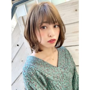 添田】伸ばしかけOK！小顔になれるひし形フレンチボブ