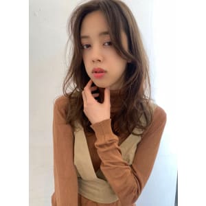 大人のカジュアルロング ゆるパーマＭ337