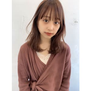 レイヤー内巻きパーマ ピンクカラーＭ339