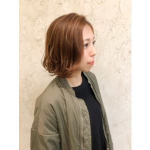 【flor 戸塚】*無造作ウェーブ+ストロベリーシャンパン*