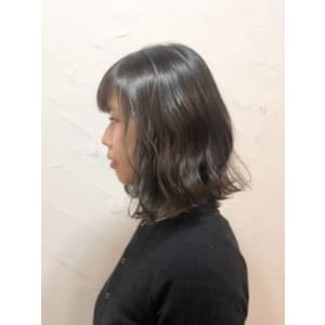 【reir下北沢】*無造作ウェーブ+セピアアッシュ*