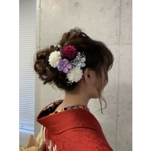 振袖に似合うアップ - EMU international 春日部本店【エムインターナショナル】掲載中