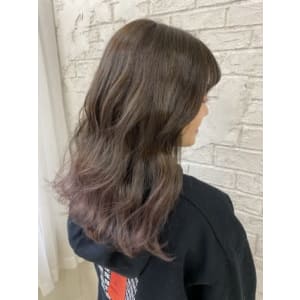 グラデーションラベンダーグレージュラベージュ20代4053