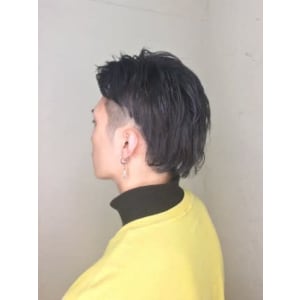 【reir下北沢】*ワイルドツーブロック+かきあげヘア*