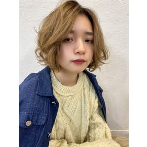 【重山】外ハネ小顔バングボブ♪