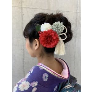 振袖に似合うクール系アップ - EMU international 春日部本店【エムインターナショナル】掲載中