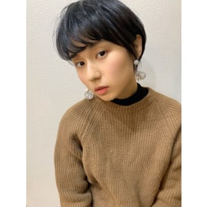 アフロート グレージュマッシュショート