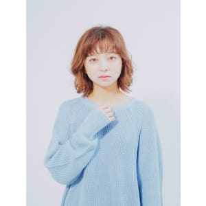 無造作ウェーブボブ