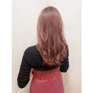 【reir下北沢】*無造作ウェーブ+ラベンダーピンク*
