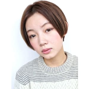 シャープなショートボブ