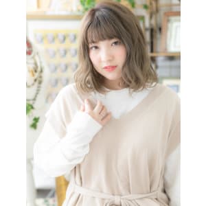 外国人風カラー×ランダムウェーブ　ことりべーじゅ
