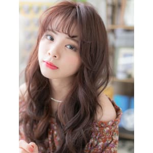 フェザーバング♪外国人風ロングレイヤー　くせ毛風