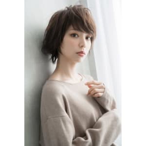 【Luana　難波】甘辛ミックスショートボブ