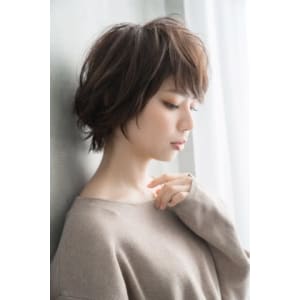 【Luana　難波】甘辛ミックスショートボブ