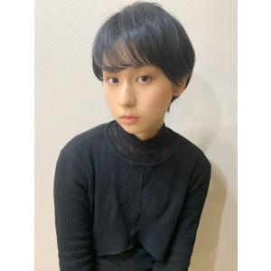 アフロート 小顔マッシュショートグレージュ