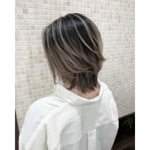 ★コントラストバレイヤージュ×ウルフ★