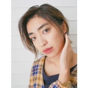 無造作ミニレイヤーボブ - HAIR & MAKE EARTH 金山店【ヘアメイクアース カナヤマテン】掲載中