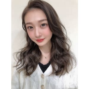 シースルーレイヤーミルクティーグレージュ