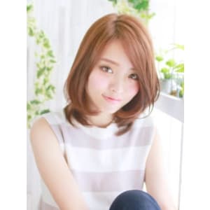 内巻きナチュラルヘアー